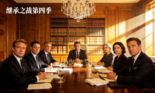《继承之战》第四季豪门家族权力斗争剧照